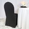 1 Piece Black Sequin Spandex Chair Cover Elegant Stretch Fit for Banquet Events